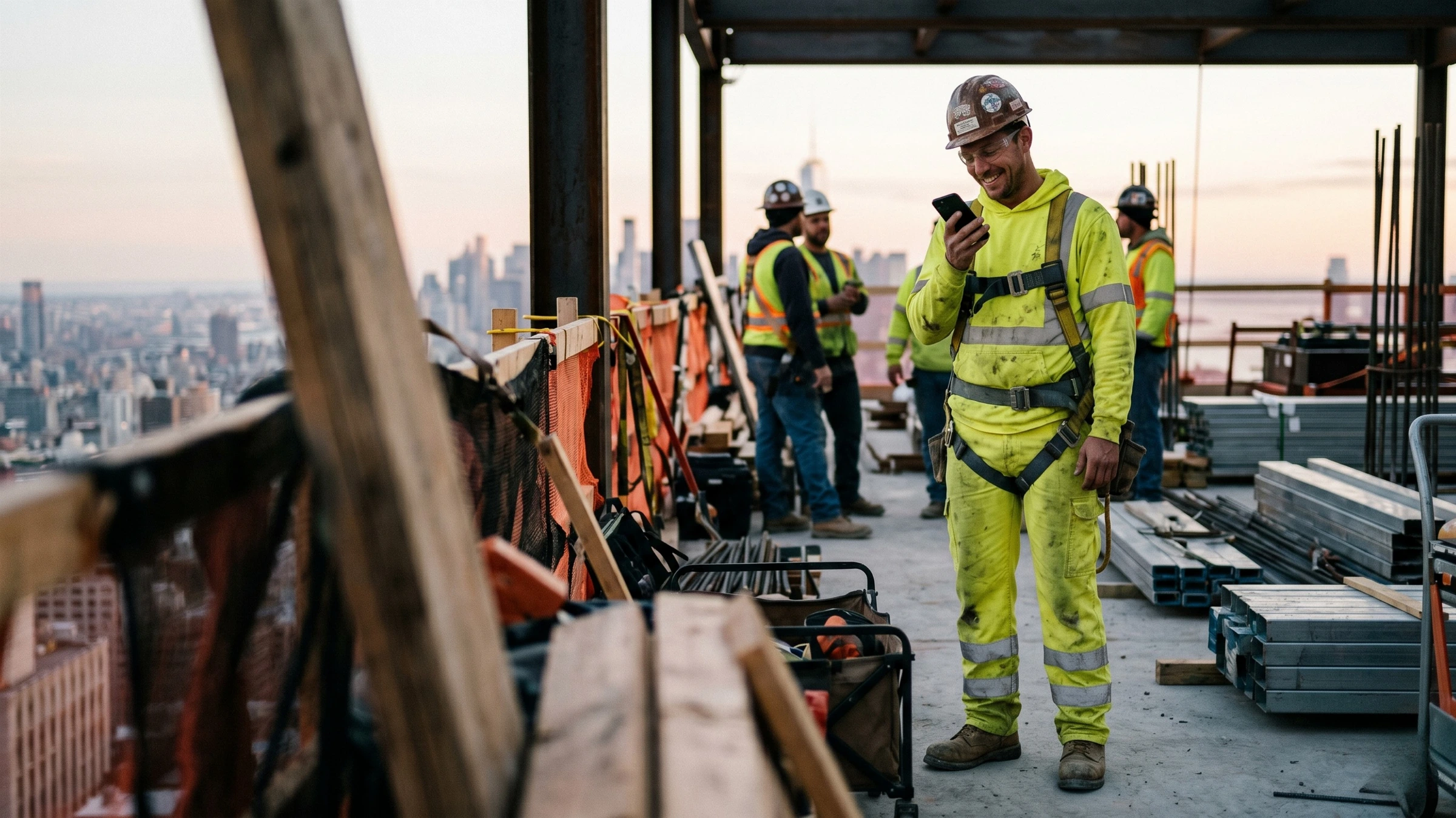 Construction site operations