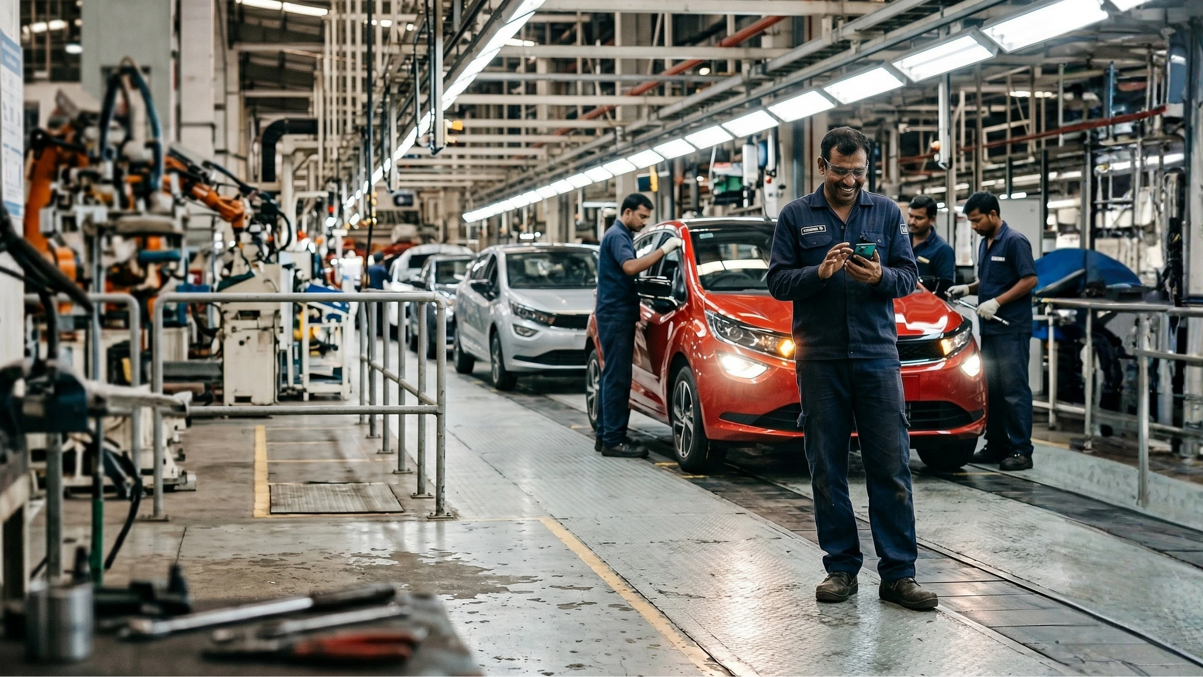 Factory floor and manufacturing
